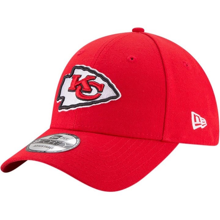 New Era  Red 9Forty Adjustable Baseball Cap in Size Adults, Sports Direct