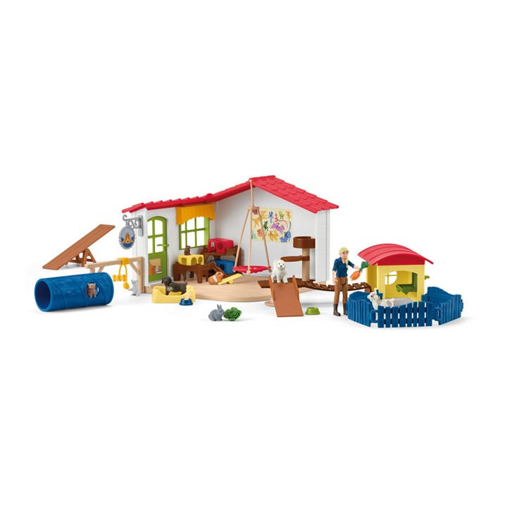 Photos - Other Toys Schleich Farm World Pet Hotel Toy - Multi