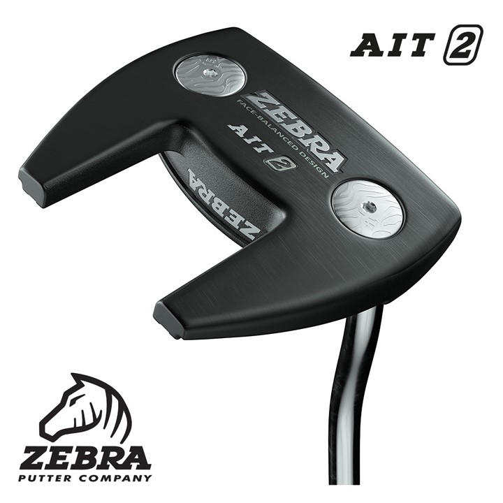 Zebra  Black Ait2 Right Handed Putters in Size 33in, Sports Direct