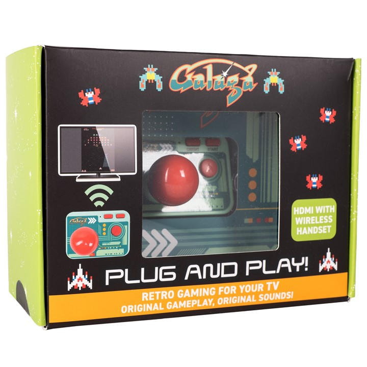 Galaga   Plug And Play Retro Game, Sports Direct