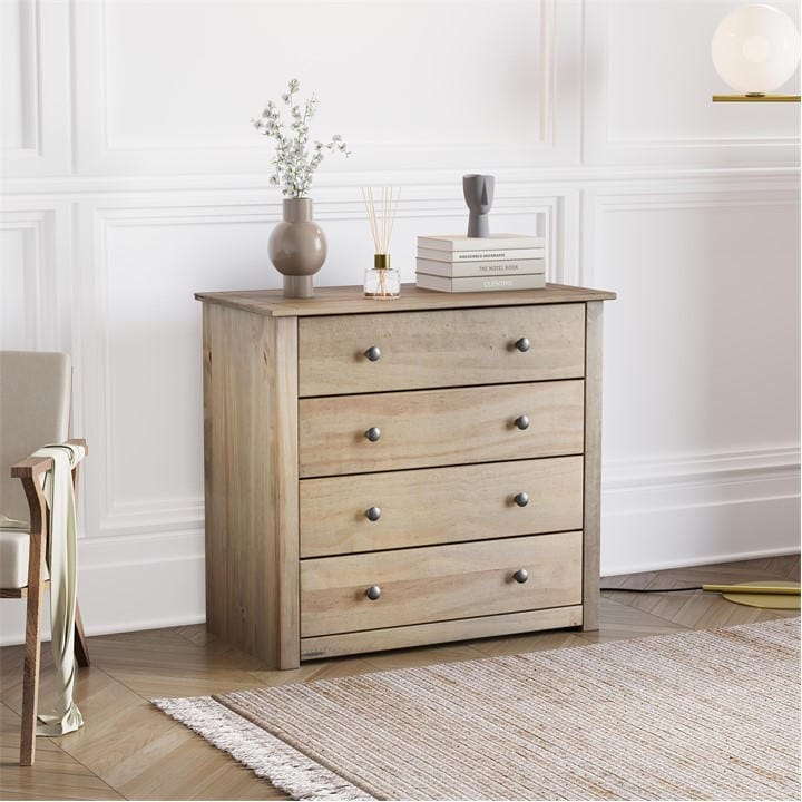 Lassic  Neutral Vida Designs Panama 4 Drawer Chest, Sports Direct