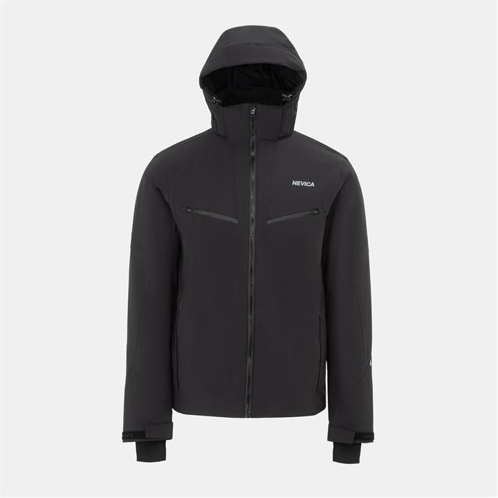 Nevica Men's Black Vail Waterproof Windproof Synthetic Insulated Detachable Hood Ski Jacket in Size XL, Sports Direct