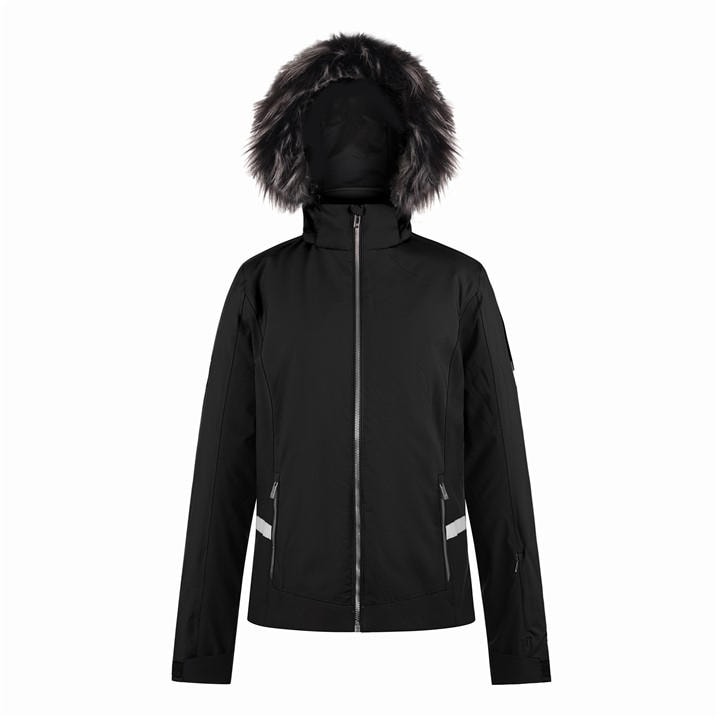 Nevica Women's Black Meribel Waterproof Windproof Hooded Ski Jacket