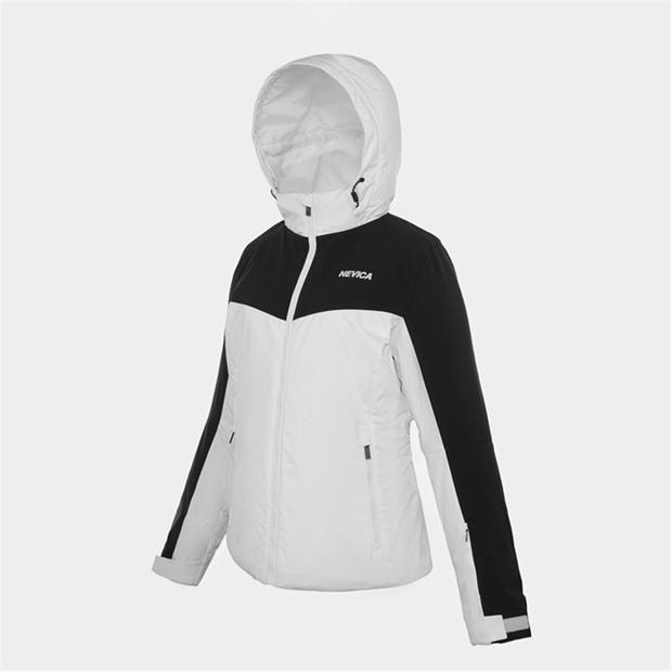 White - Nevica - Womens Meribel Waterproof Windproof Hooded Ski Jacket