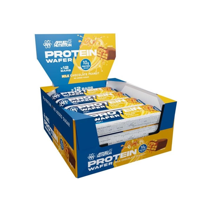 Applied Nutrition  None Applied Nutrition: Protein Wafer Bars (12 X 39G) in Size Pack of 12, Sports Direct