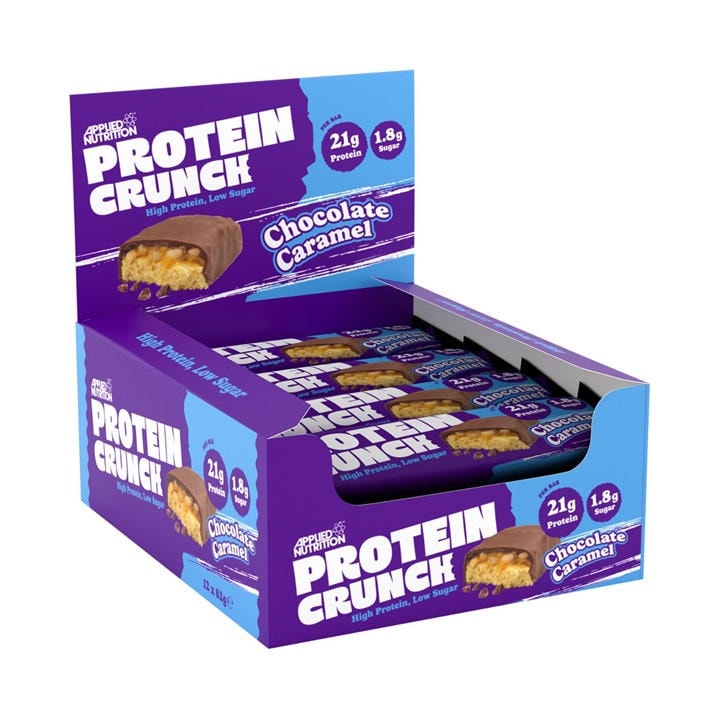 Applied Nutrition  None Applied Nutrition: Protein Crunch Bar (12 X 65G) in Size Pack of 12, Sports Direct