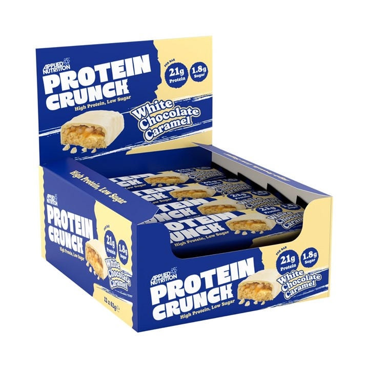 Applied Nutrition White Applied Protein Crunch Bar - Chocolate Caramel / 12 X 62G - Image 6