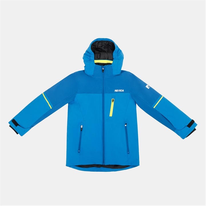Nevica Boys Blue Meribel Waterproof Windproof Hooded Ski Jacket
