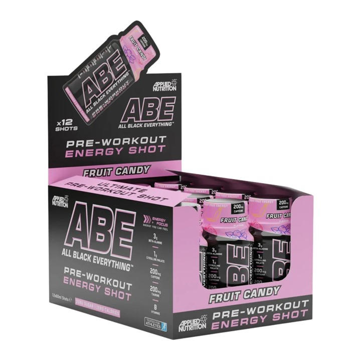 Applied Nutrition  None Abe Ultimate Pre Workout Shots (12 X 60Ml) in Size Pack of 12, Sports Direct