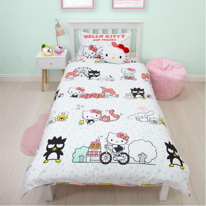 Hello Kitty  Kids  Rare Single Duvet, Sports Direct