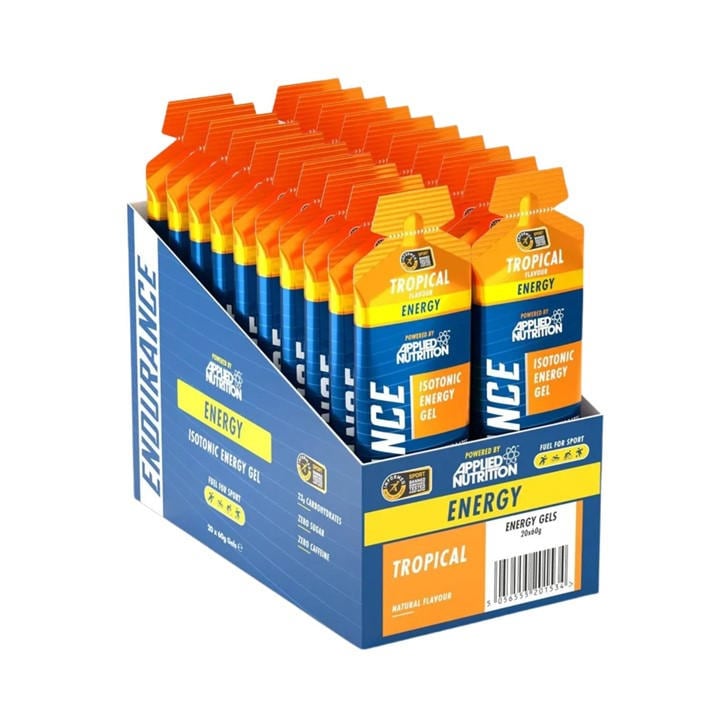 Applied Nutrition  None Endurance Isotonic Energy Gels (20 X 60G Gels) in Size Pack of 20, Sports Direct