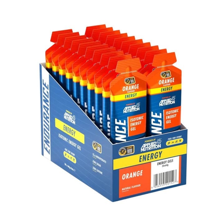 Applied Nutrition  None Endurance Isotonic Energy Gels (20 X 60G Gels) in Size Pack of 20, Sports Direct