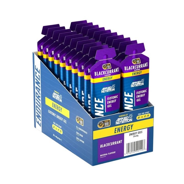 Applied Nutrition  None Endurance Isotonic Energy Gels (20 X 60G Gels) in Size Pack of 20, Sports Direct