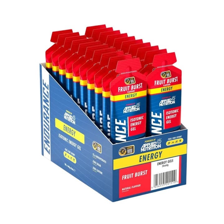 Applied Nutrition  None Endurance Isotonic Energy Gels (20 X 60G Gels) in Size Pack of 20, Sports Direct