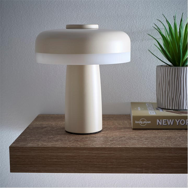 Lyon     Rechargeable Led Table Lamp, Football by K Living, Sports Direct