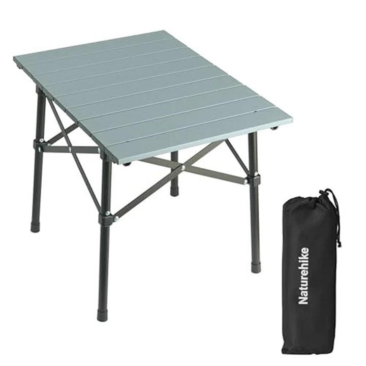 Naturehike  Portable Folding Table - Titanium Finish - Medium - Image 4