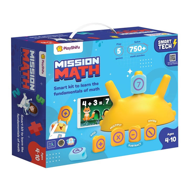 Playshifu  Kids Yellow Mission Math, Sports Direct