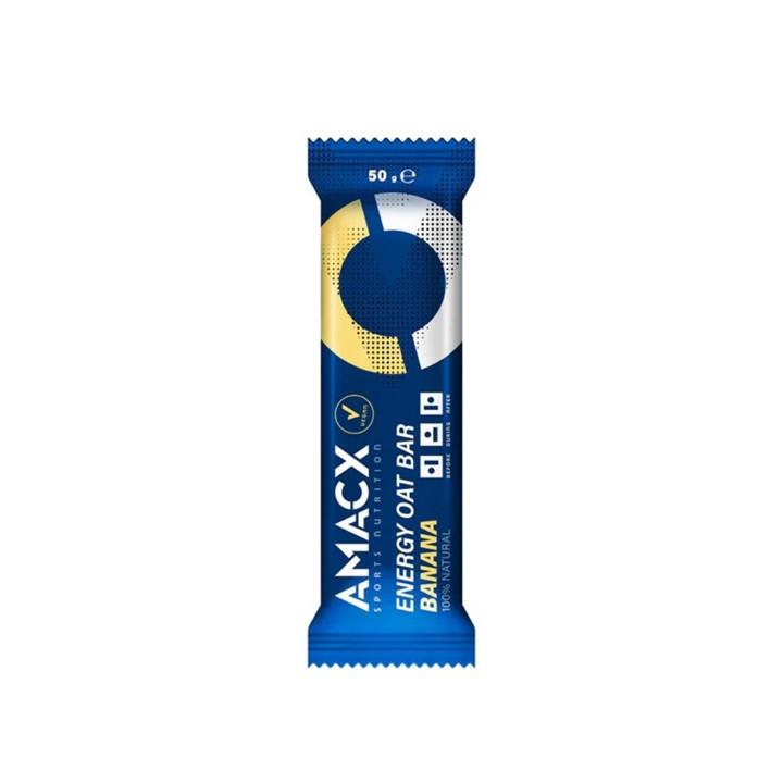 Amacx  None Energy Oat Bars (12 X 50G) in Size Pack of 12, Sports Direct
