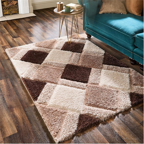 Origin Rugs - 3D GEO Shaggy Beige