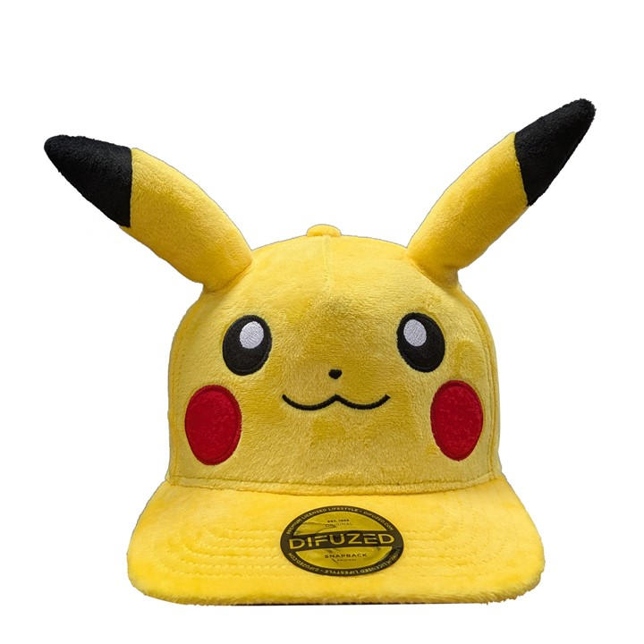 Character  Yellow Pokemon Novelty 3D Baseball Cap in Size Mens, Sports Direct