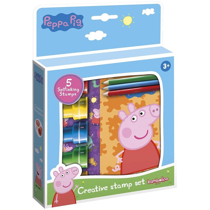 Totum  Kids  Peppa Pig Creative Stamp Set, Sports Direct