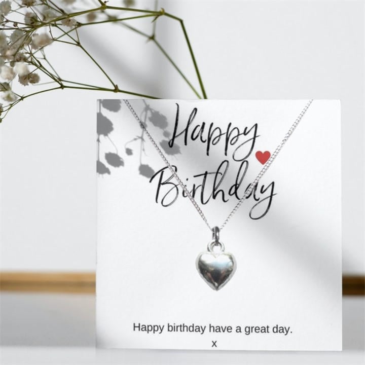 Scotland  Women's  Happy Birthday Heart Charm Necklace & Gift Card, Football by Aye Do in Size 18, Sports Direct