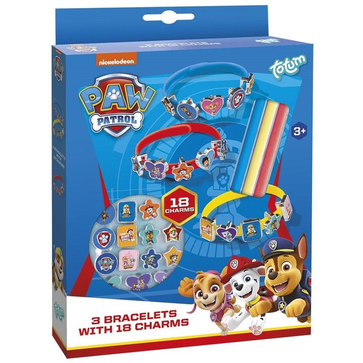 Totum Unisex Kids Multi Paw Patrol Bracelets And Charms