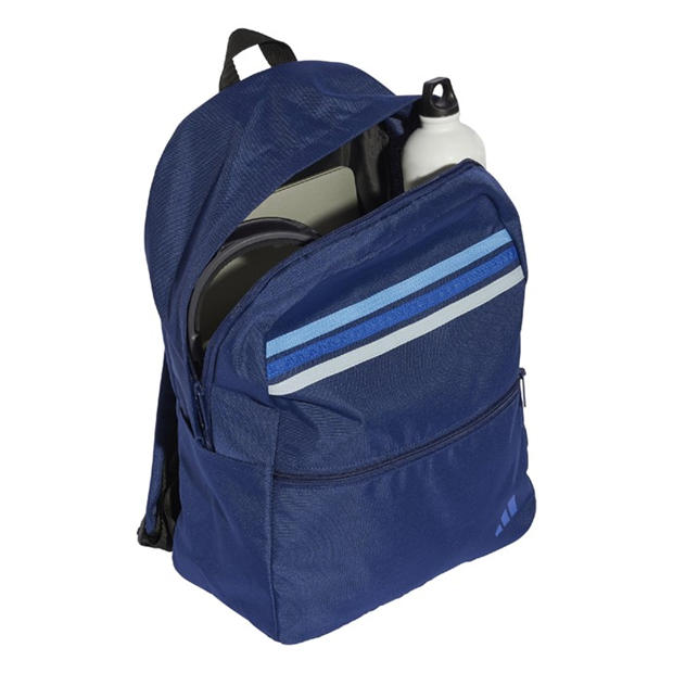 Blue - adidas - Classic Back To School Stripes Backpack