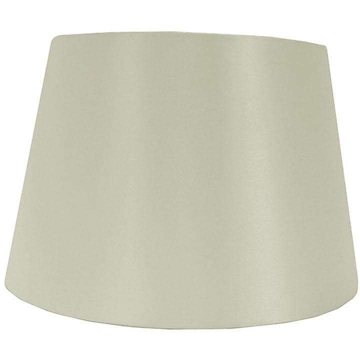 K Living  White Satin Drum Ceiling Table Lamp Shade in Size L, Sports Direct