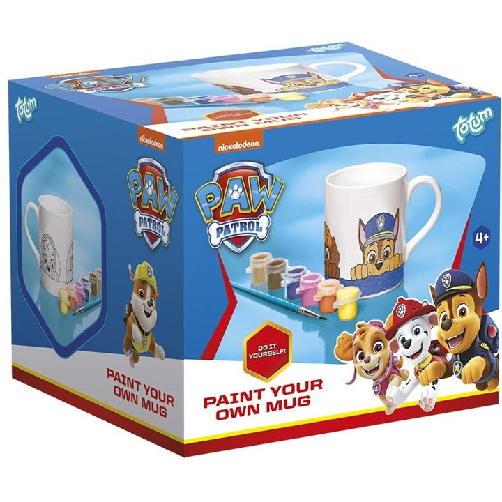 Totum Unisex Kids Multi Paw Patrol Paint Your Own Mug
