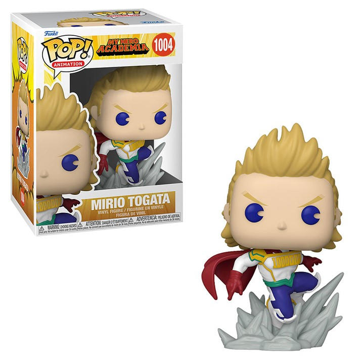 Photos - Action Figures / Transformers Funko POP! Animation: Mirio in Hero Costume - MHA - Black 889698519021 