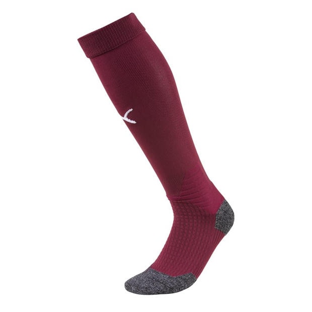 Cordovan/White - Puma - Puma Team Liga Socks Football Sock Unisex Kids