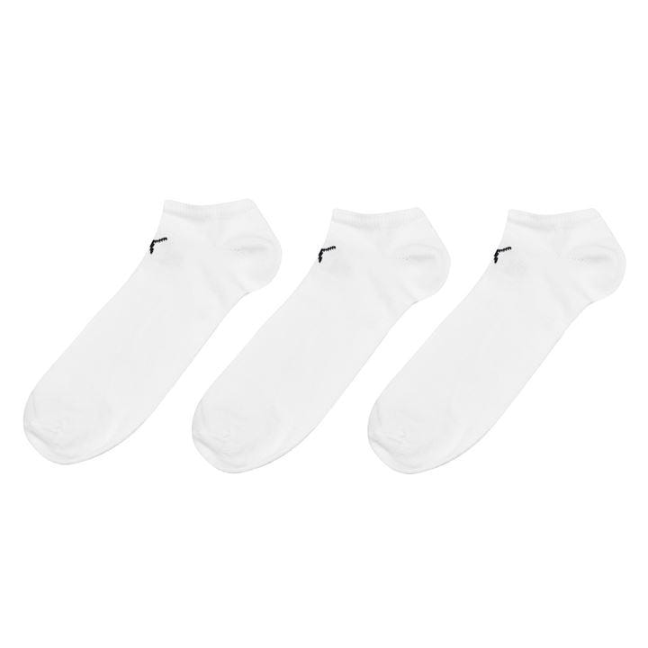 Puma  White 3 Pack Trainer Socks in Size 9 - 11, Sports Direct