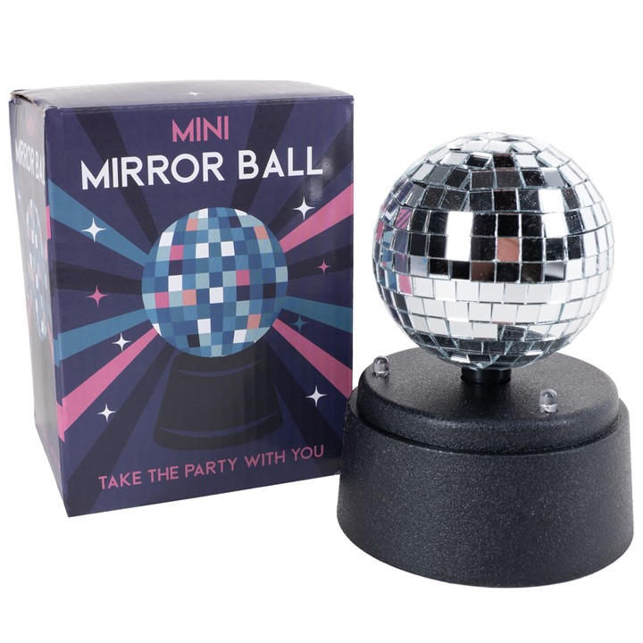 Fizz Creations   Mini Mirror Ball Disco Light, Sports Direct