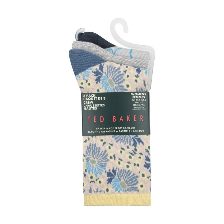 Ted Baker Women's  Crew Socks in Size 4 -8, Sports Direct
