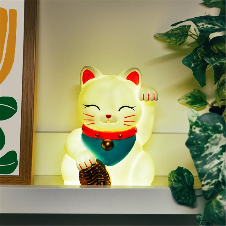 Fizz Creations   Lucky Cat Mood Light, Sports Direct