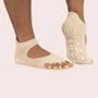 Dusty Beige - Bahe - Studio Grippy Opentoe Socks