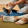 Dusty Beige - Bahe - Studio Grippy Opentoe Socks