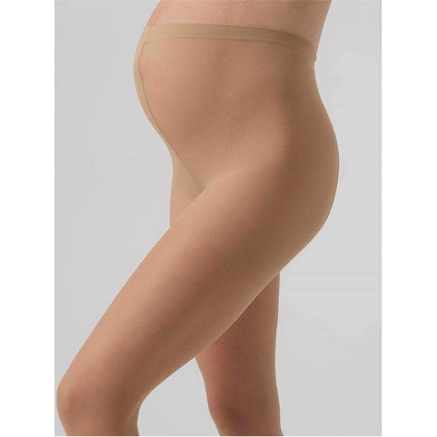Black/Tan - Mamalicious - Maternity 20 Denier Tights