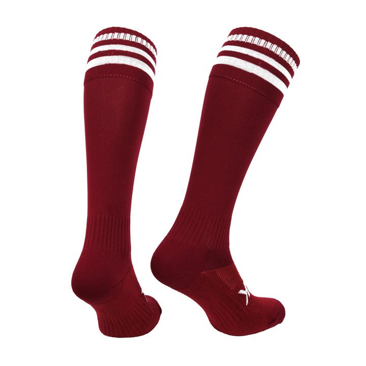 Atak Sports Boys Red Atak Bars Socks  in Size 10 - 2, Sports Direct