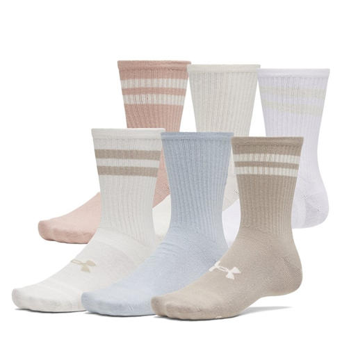 Under Armour - Ua Essential 6pk Crew Sock Unisex Adults