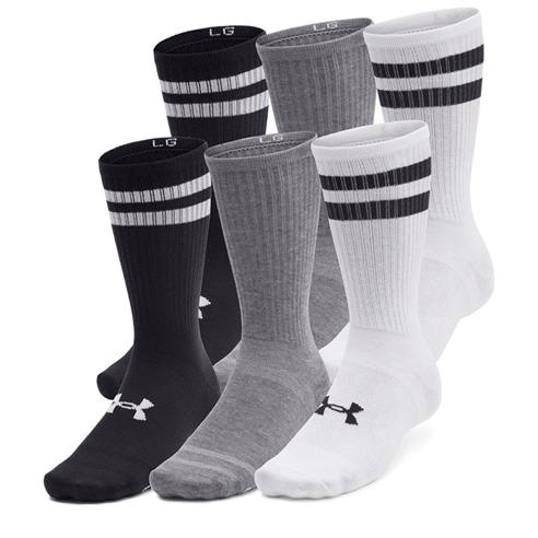 Under Armour - Ua Essential 6pk Crew Sock Unisex Adults