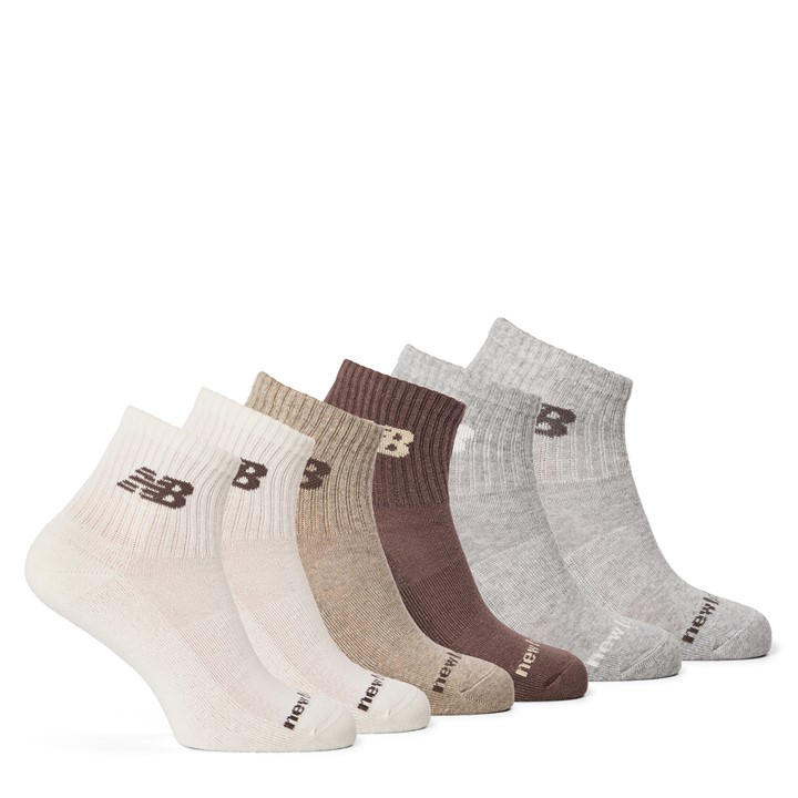 New Balance  Brown Everyday Ankle As1 Larg Sock  in Size 7 - 11, Sports Direct