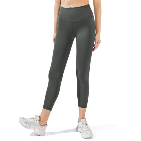 Myga - High-Waisted 7/8 YULA Yoga Leggings - Dark Gr