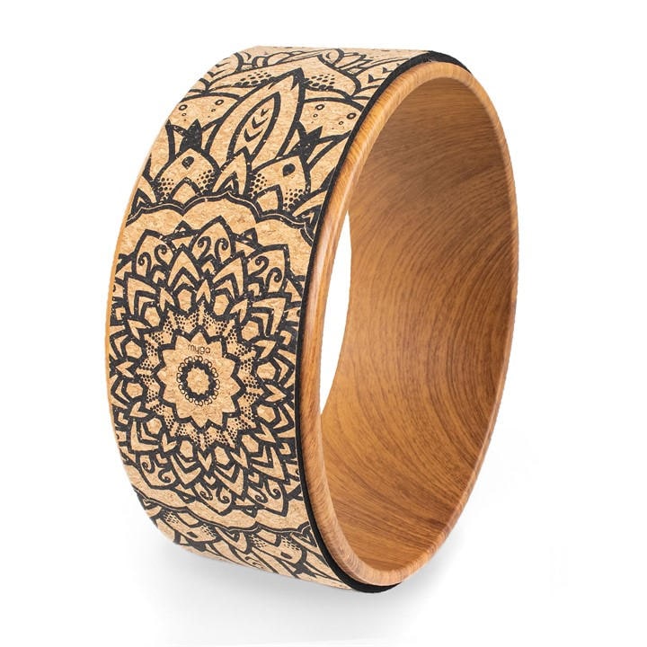 George Natural Myga Cork Yoga Wheel - Image 3