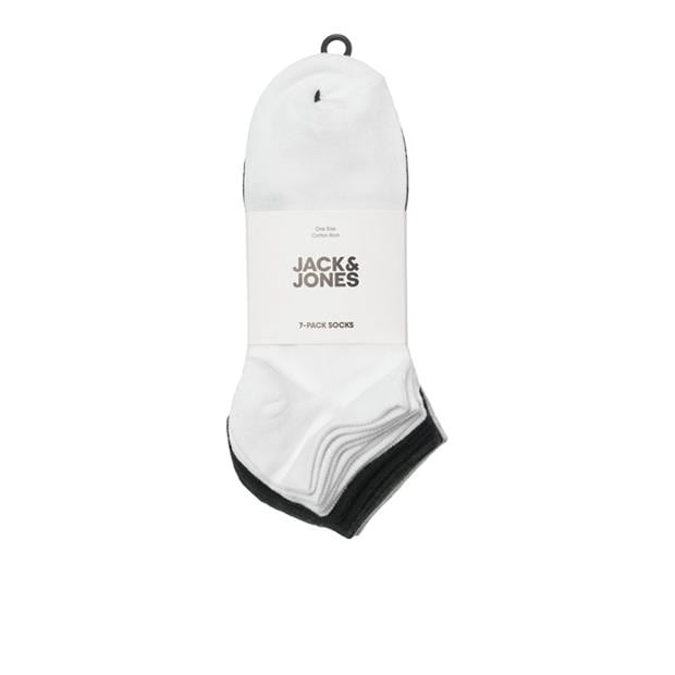 White/Black/LGM - Jack and Jones - Men's Trainer Socks