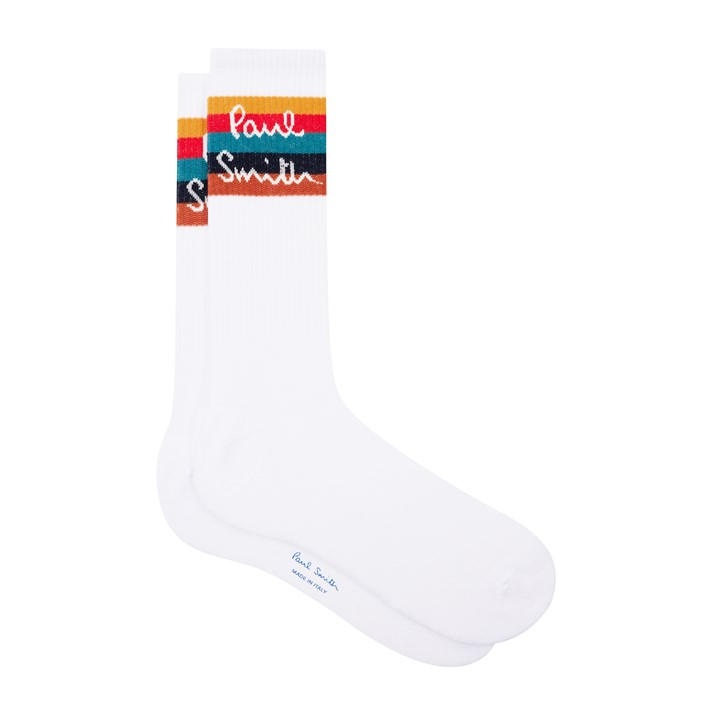 Paul Smith Men's White Ps U Guernsey Sck