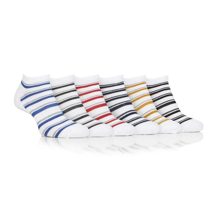 Farah Men's White Trainer Socks in Size 7 - 11, Sports Direct