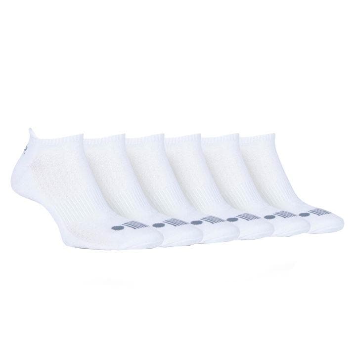 Jeep Men's White 6 Pack Trainer Socks in Size 7 - 11, Sports Direct