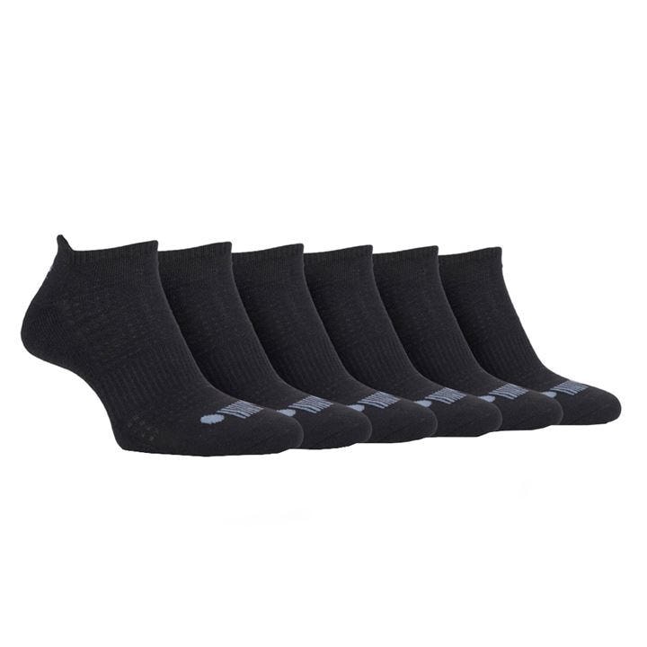 Jeep Men's Black 6 Pack Trainer Socks in Size 7 - 11, Sports Direct
